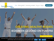 Tablet Screenshot of fysiotherapie-gestel.nl